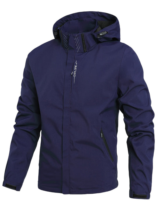 Windproof softshell jacket for men