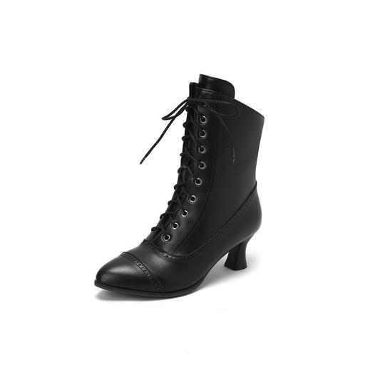 women's lace-up boots