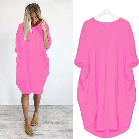 women's casual dress with pocket