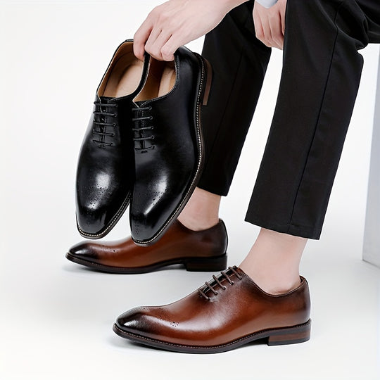 Plain Toe Oxford Shoes for Men