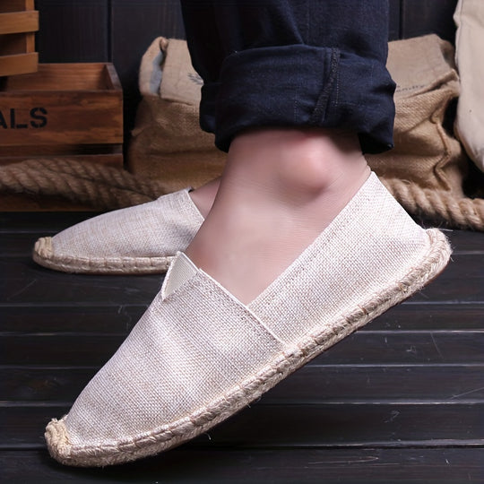 Herren Espadrilles Loafer Schuhe