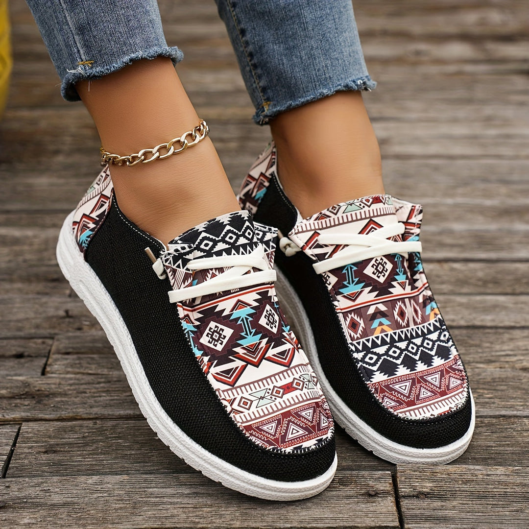 Tribal Muster Canvas Schuhe