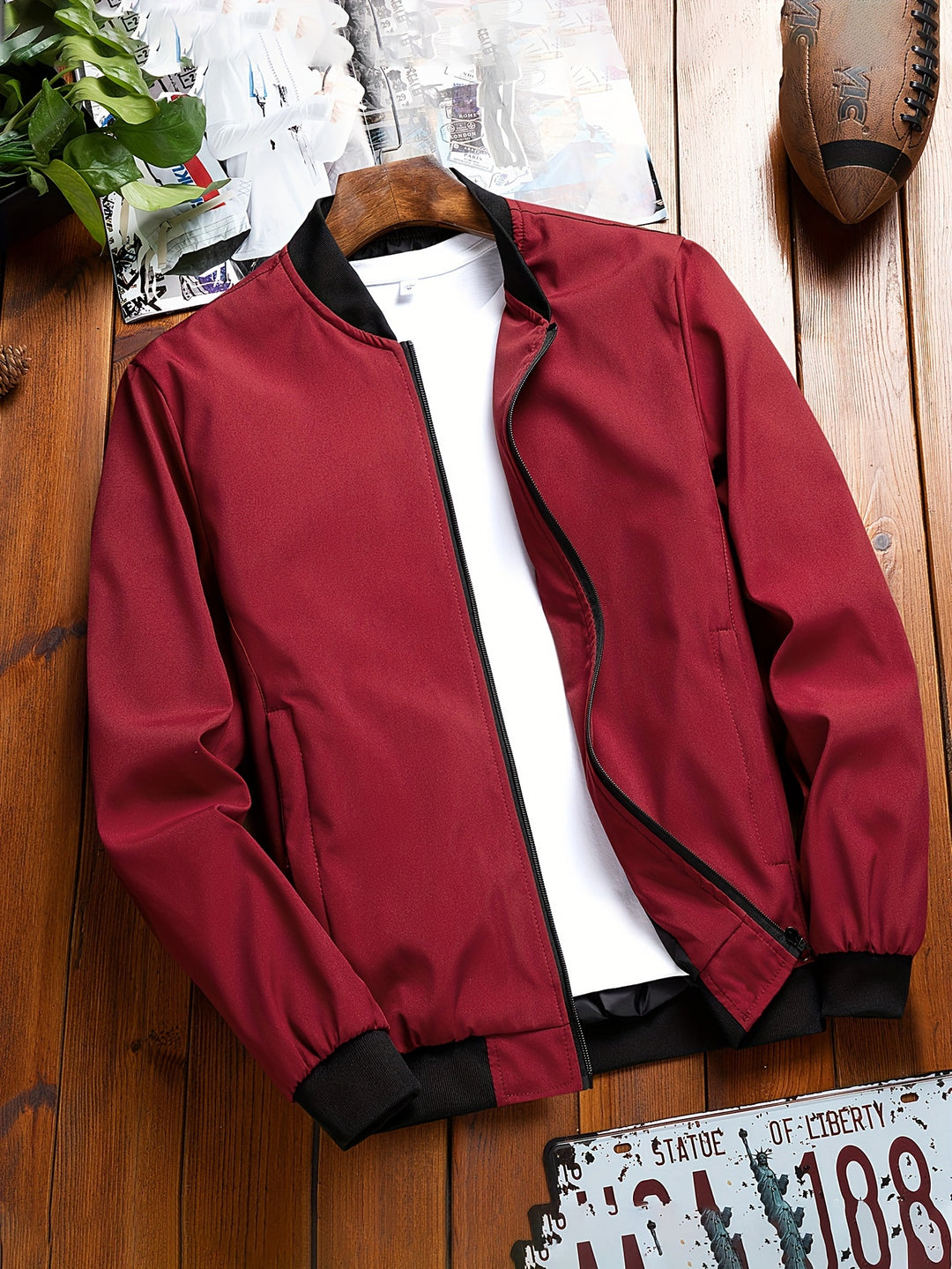 Breathable V-neck jacket