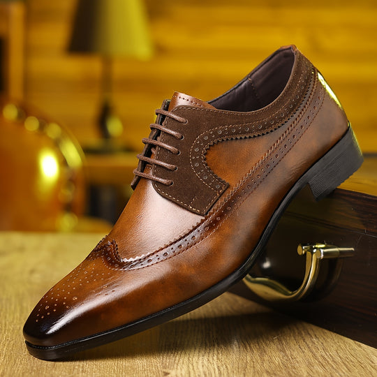 Men's Wing Tip Oxford Shoes