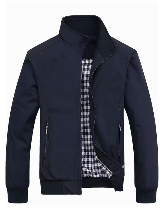 Casual jacket with zip pockets