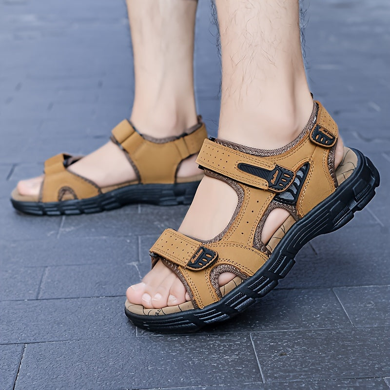 men's leather sandals