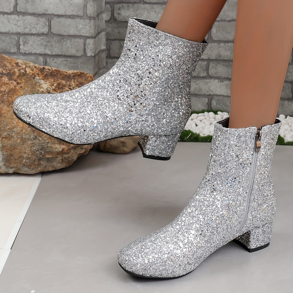 women's glitter boots