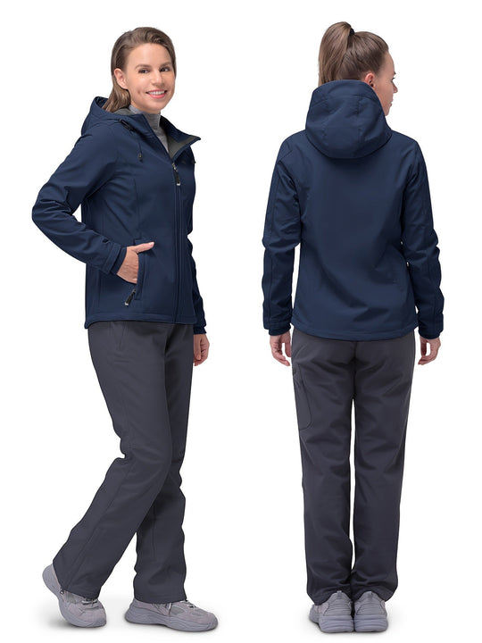 Windproof softshell jacket for women