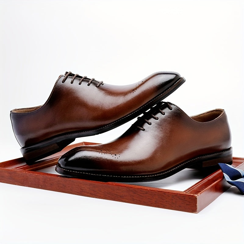 Plain Toe Oxford Shoes for Men