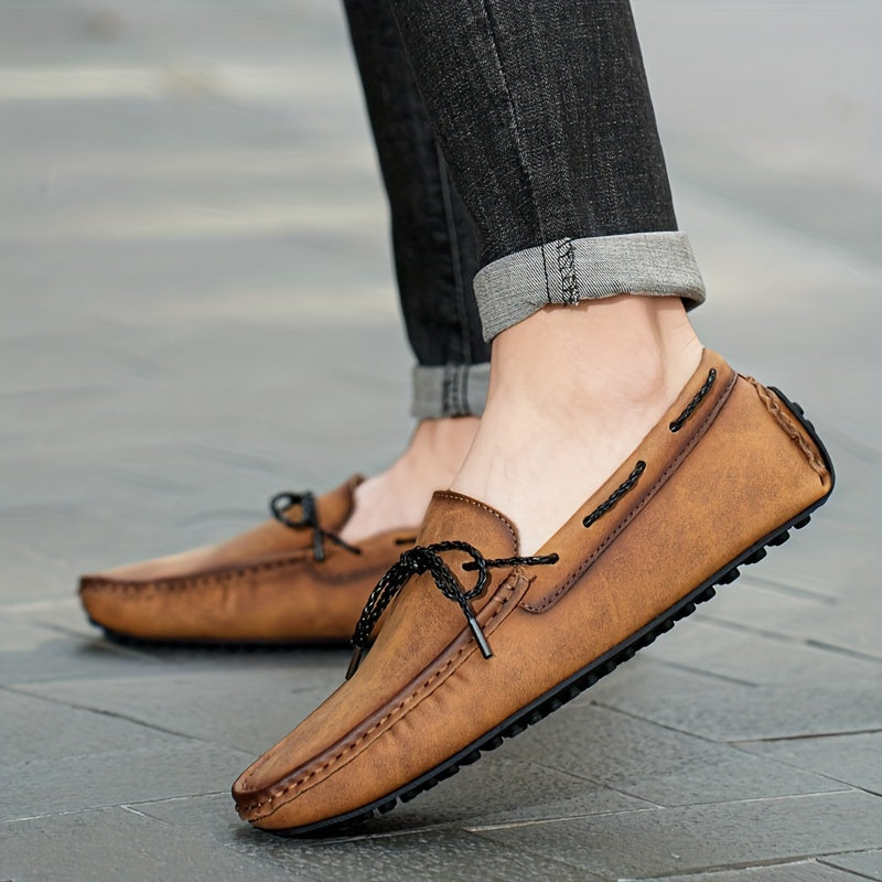 Casual Rubber Sole Loafers for Men