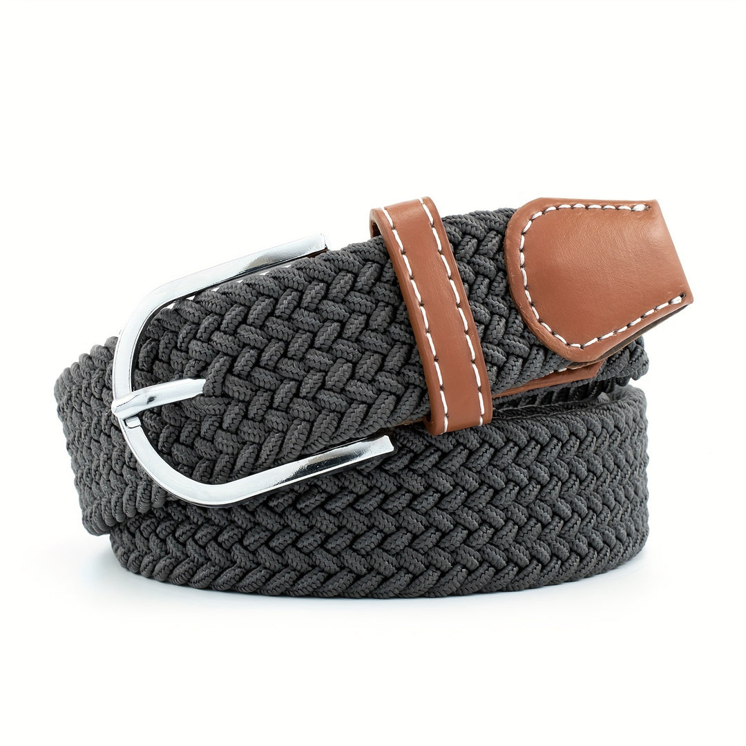 Fashionable adjustable nylon belt for men