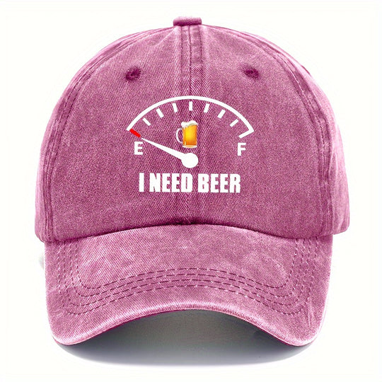 Beer Theme Cotton Baseball Cap