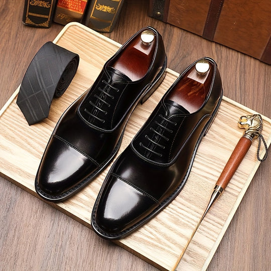 Oxford lace-up shoes for men