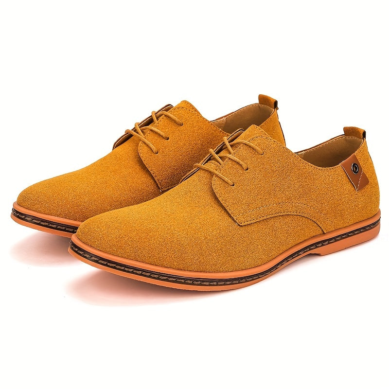 Men's Suede Oxford Shoes