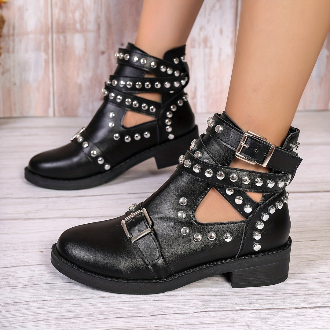 Beaded Chunky Boots for Women