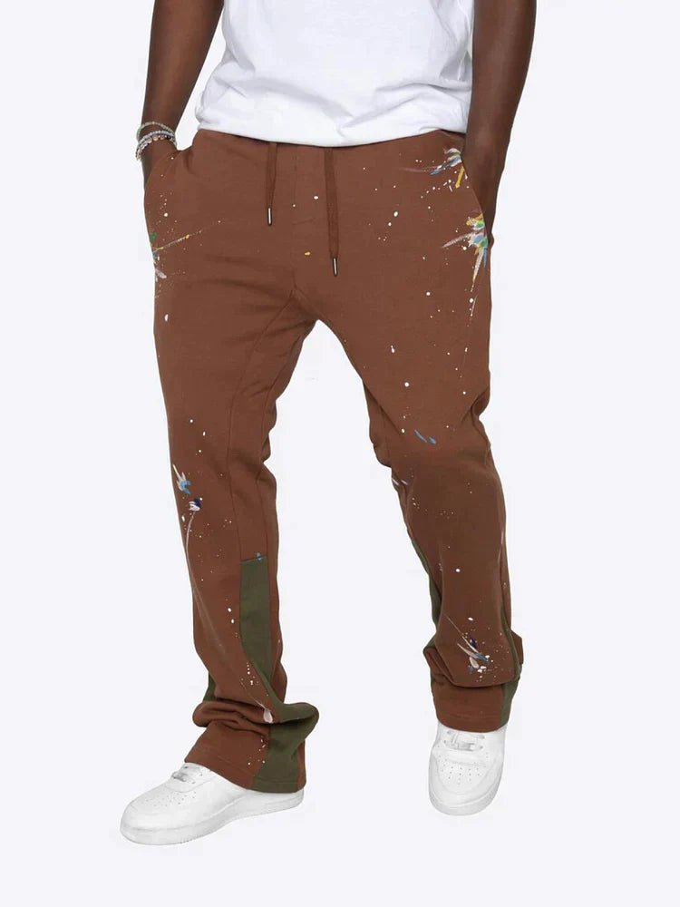 Splash Flare Sweatpants for Men