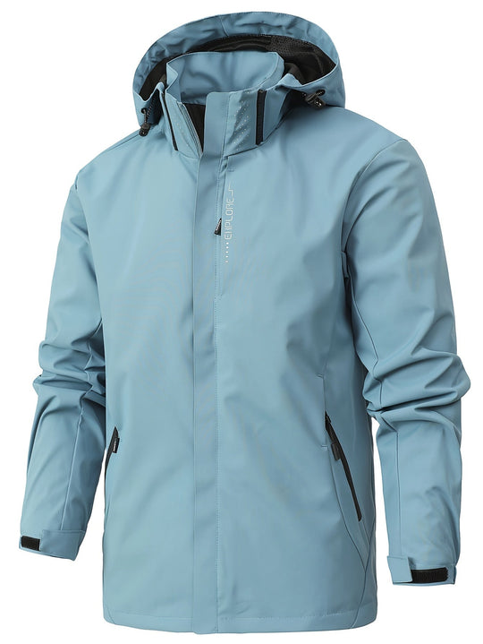 Windproof softshell jacket for men