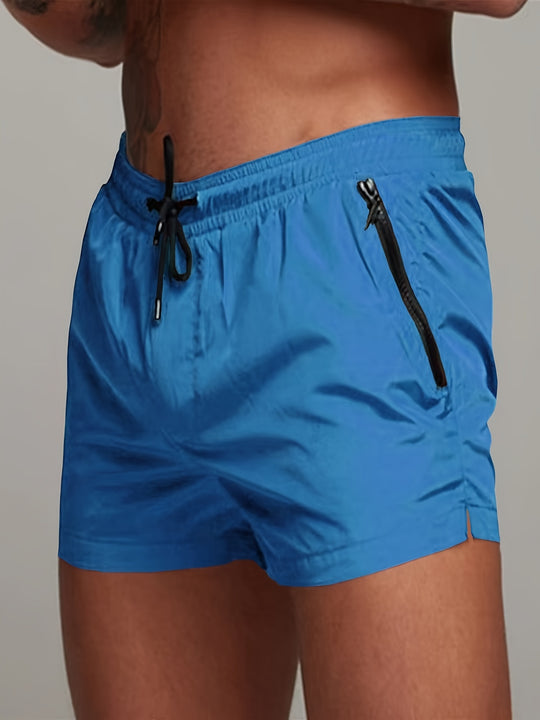 Herren-Sommer-Shorts mit Reißverschlusstasche