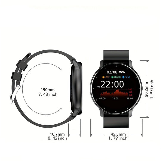 Waterproof multifunctional smartwatch for men