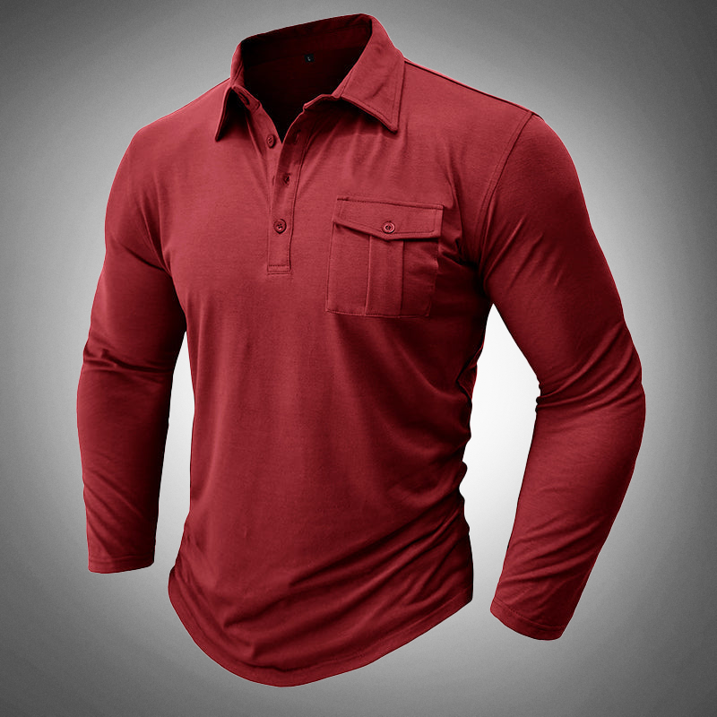 Klassisches Slim Fit Poloshirt für Männer