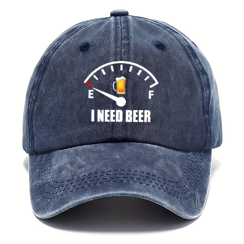 Beer Theme Cotton Baseball Cap