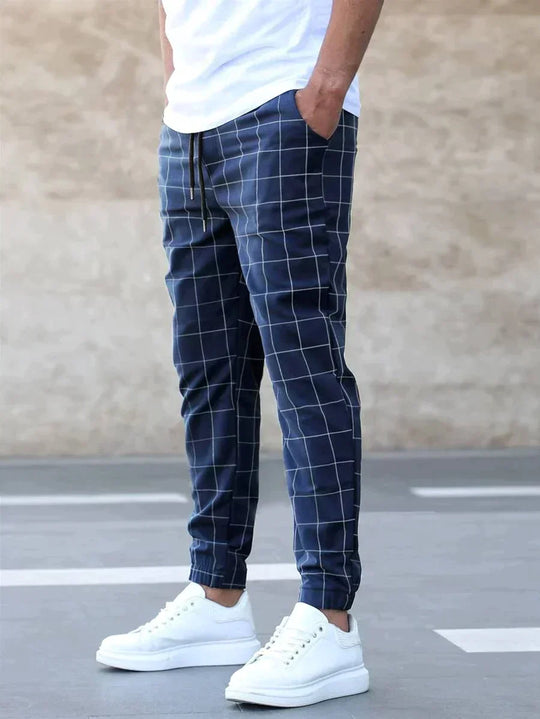 Elegant Grid Elite Pants