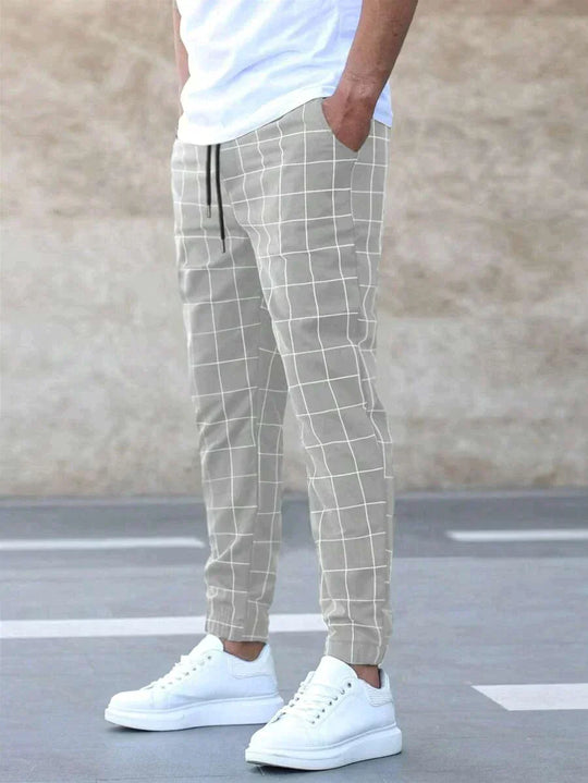 Elegant Grid Elite Pants