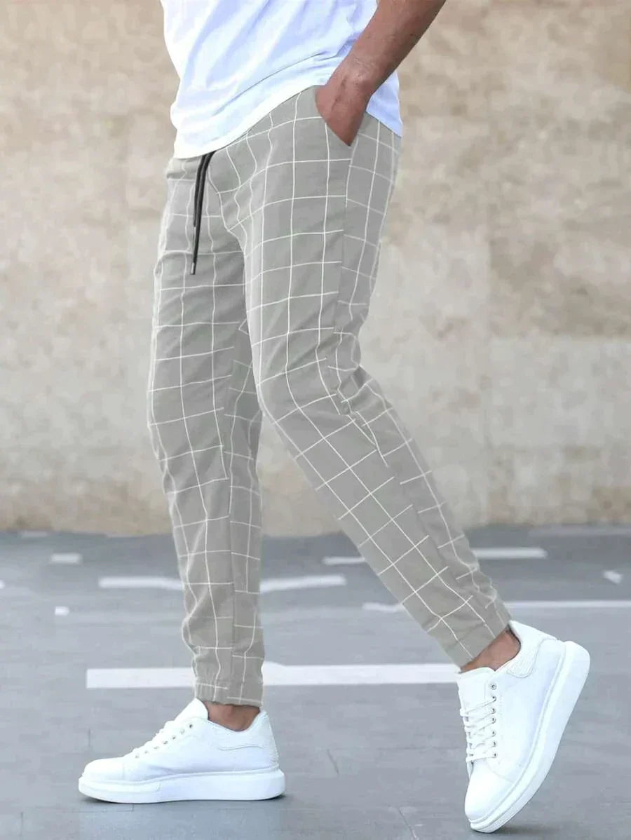 Elegant Grid Elite Pants