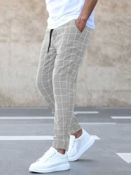 Elegant Grid Elite Pants