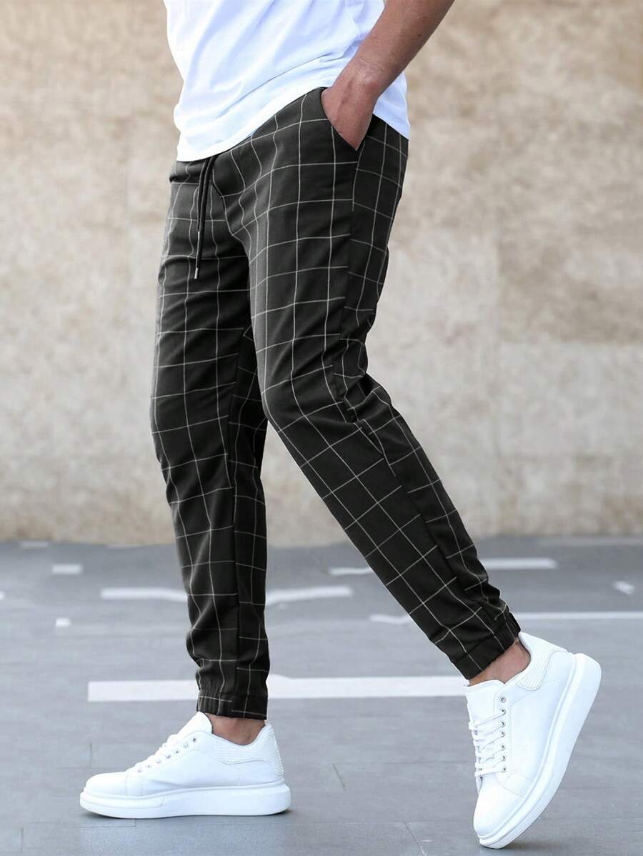 Elegant Grid Elite Pants