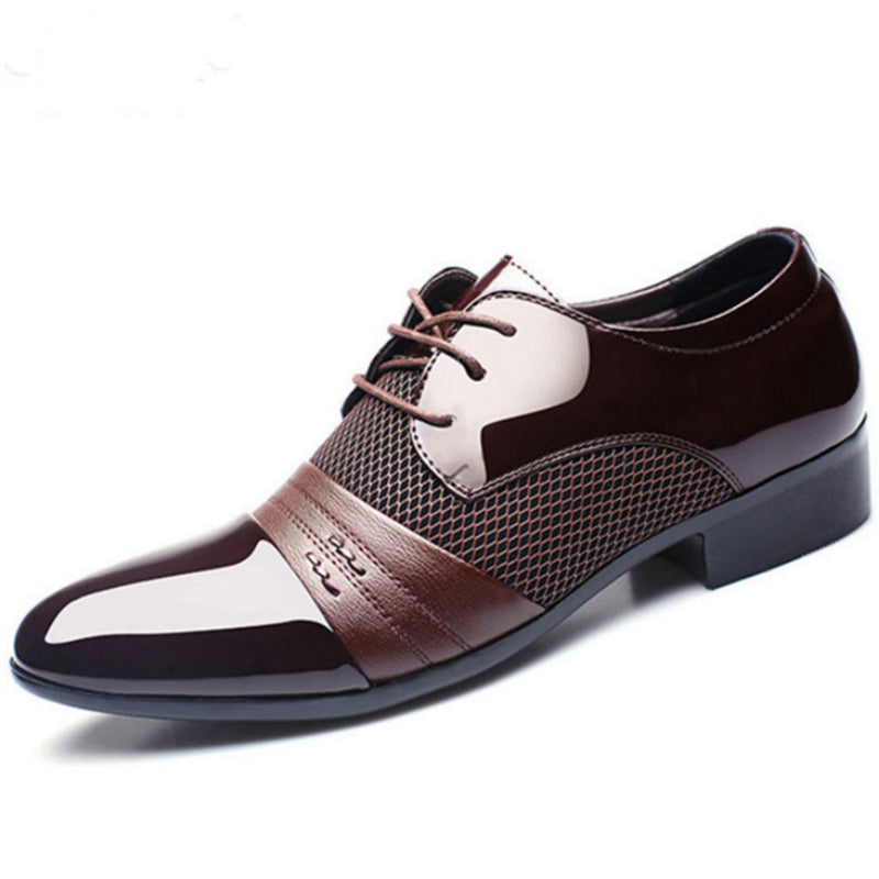 Men's Patent Leather Oxford Shoes