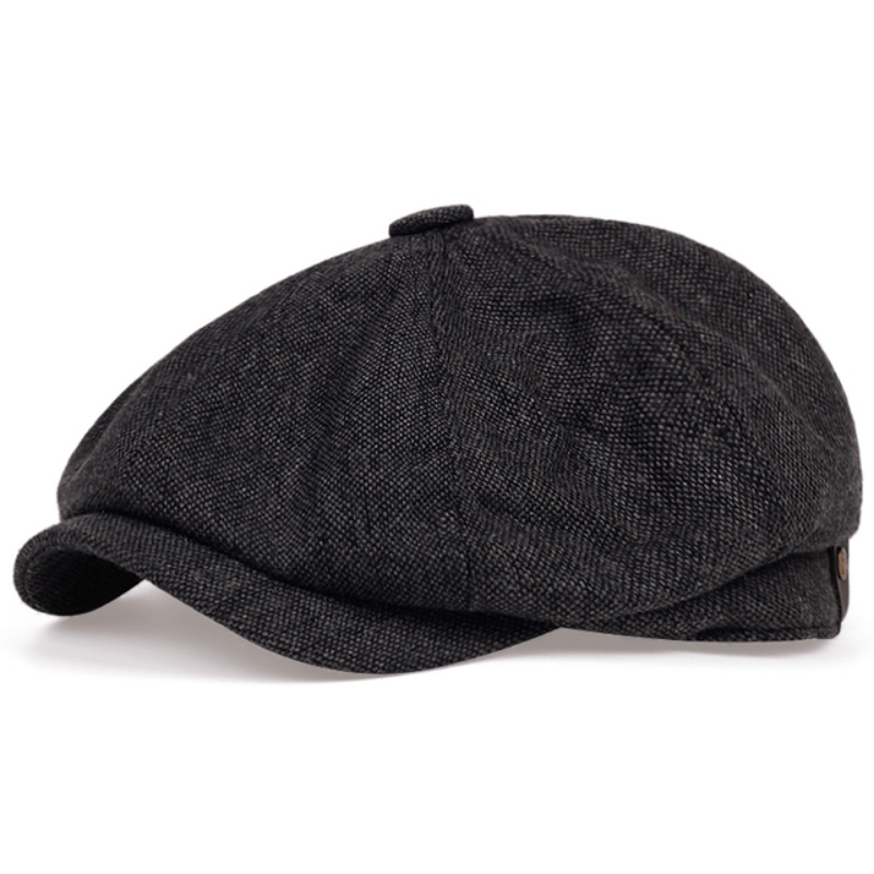 Unisex solid color Gatsby newsboy hat