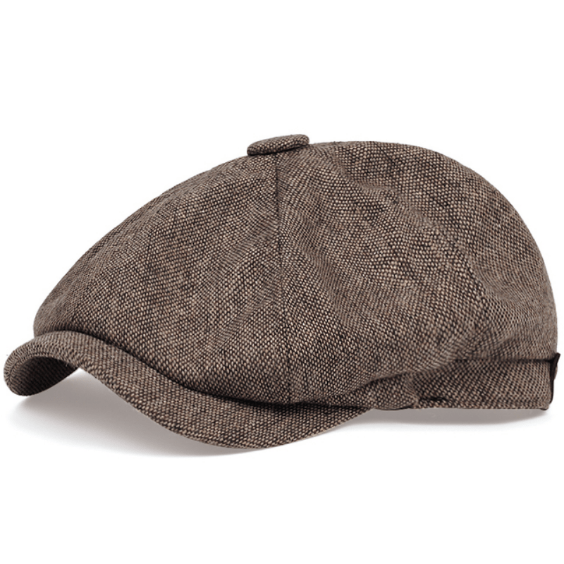 Unisex solid color Gatsby newsboy hat