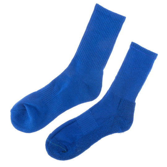 Men's Solid Cotton Short Crew Socks (6 Pairs)