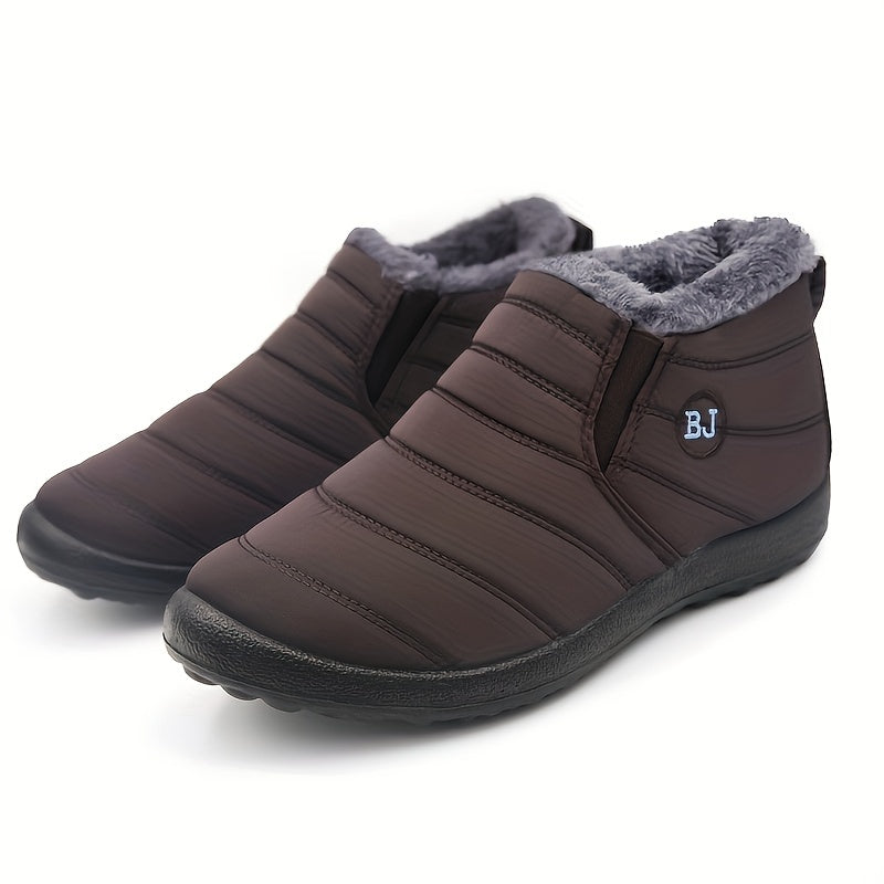 Fleece-lined women's thermal boots