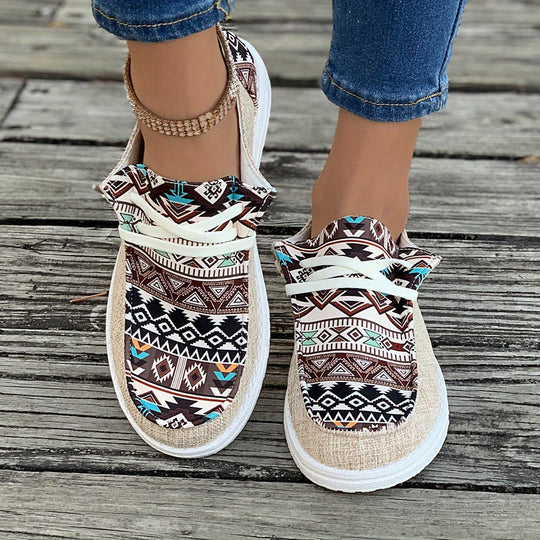 Tribal Muster Canvas Schuhe