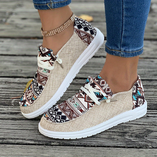 Tribal Muster Canvas Schuhe