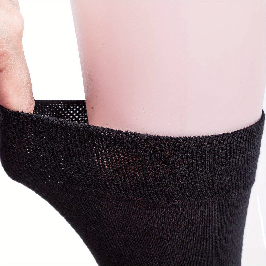 Knitted Anti-Odor Crew Socks for Men (10 Pairs)