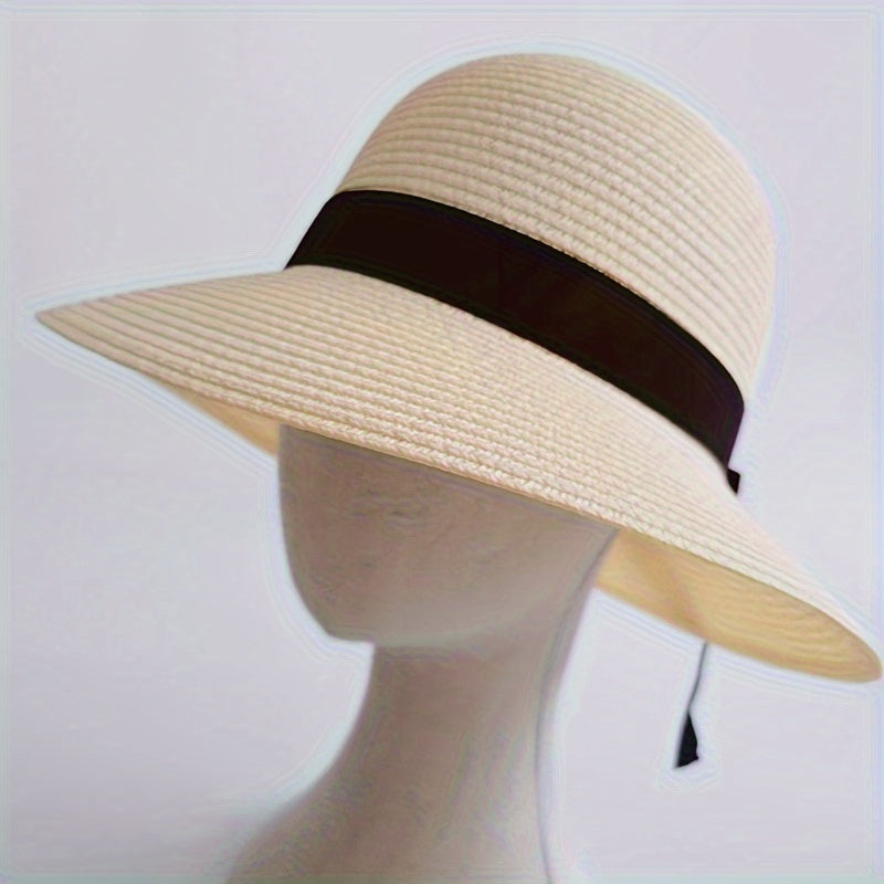 Elegant UV Protection Beach Hat for Women