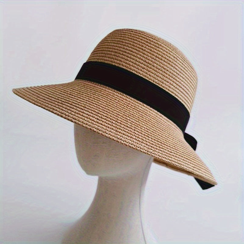 Elegant UV Protection Beach Hat for Women