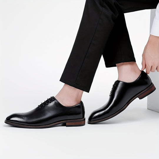 Plain Toe Oxford Shoes for Men