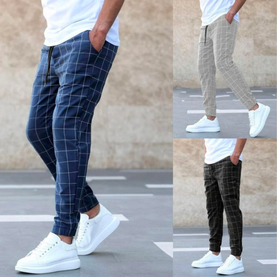 Elegant Grid Elite Pants