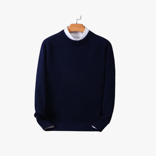 Soft casual cashmere sweater for men