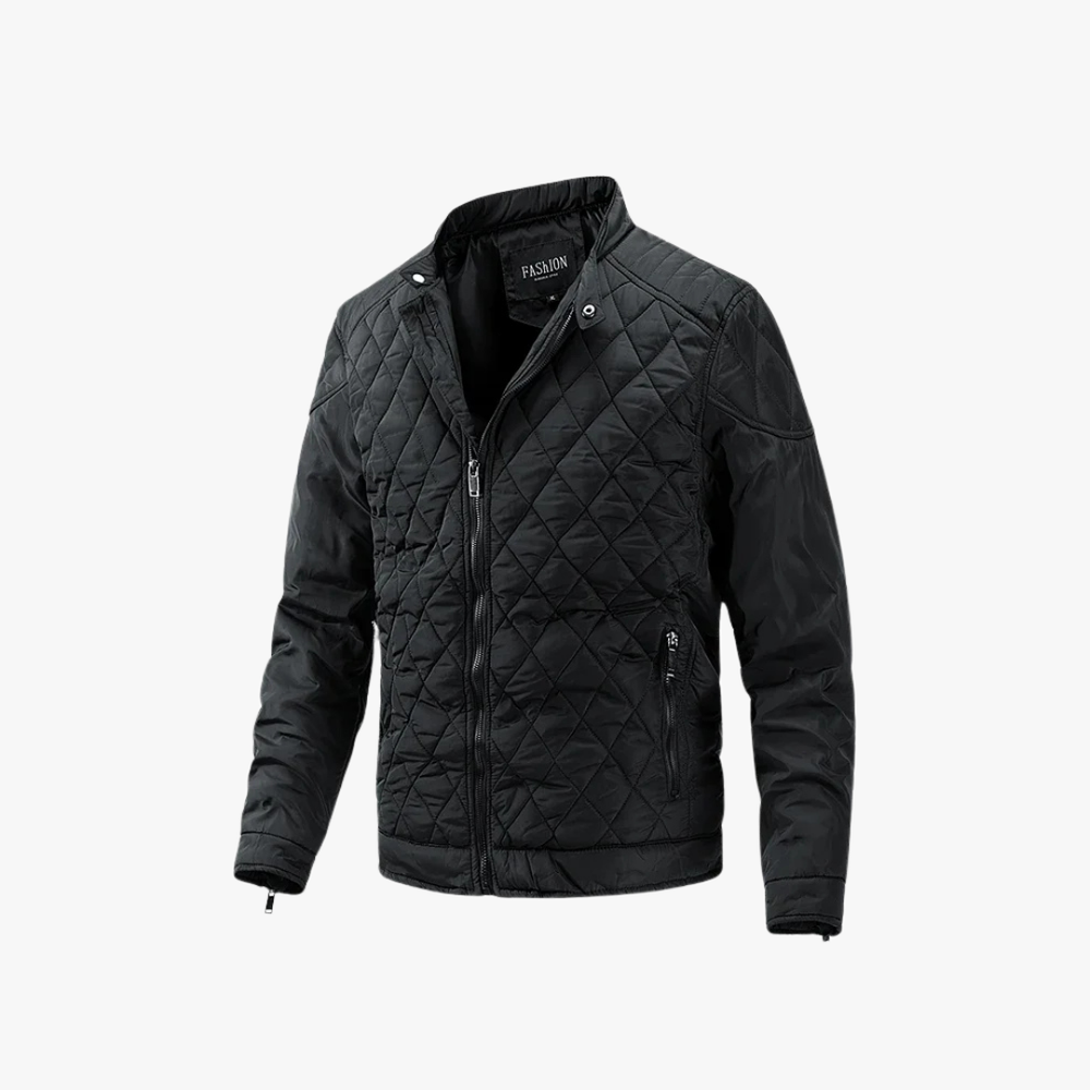 Men's Lined Padded Bomber Jacket