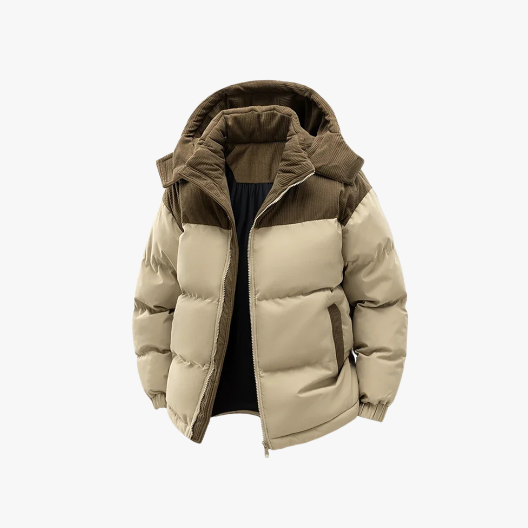 Stylish casual puffer jacket for men