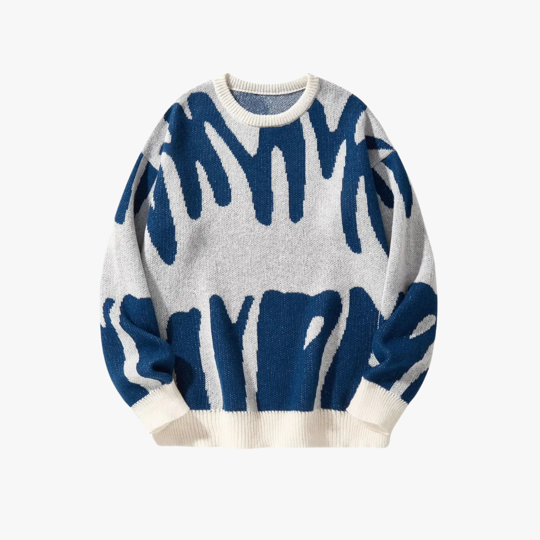 Stylish graphic sweater for men