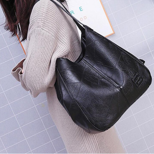 Casual leather bag for women