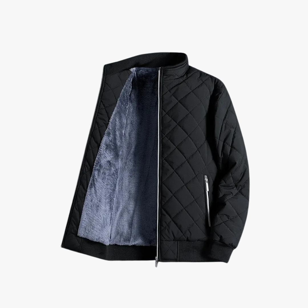 diamond pattern jacket for men