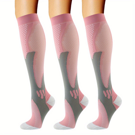 Men's Compression Sports Socks (3 Pairs)