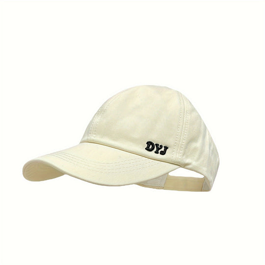 Embroidered Ponytail Hat for Women